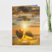 Angel Boy Christmas "WELTFRIEDEN Card" Karte (Vorderseite)