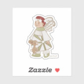 Angel Boy und Bunny Sticker (Blatt)