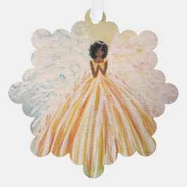 Angel Bright Paper Ornament