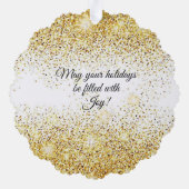 Angel Bright Paper Ornament Karte (Rückseite)