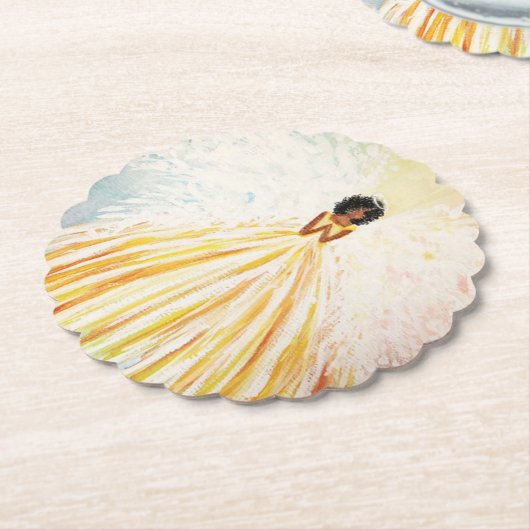 Angel Bright Paper Untersetzer Set (6) (angewinkelt)