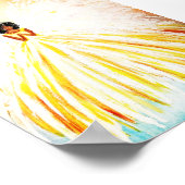 Angel Bright Premium Leinwand Poster (12x18) (Ecke)