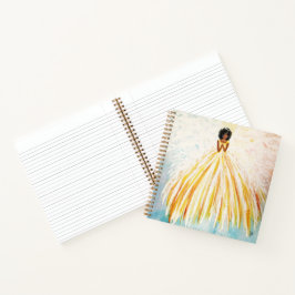 Angel Bright Spiral Notebook (8.5 x 8.5) Notizblock