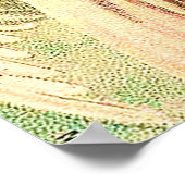 Angel bringing Christmas gifts and presents Poster (Ecke)