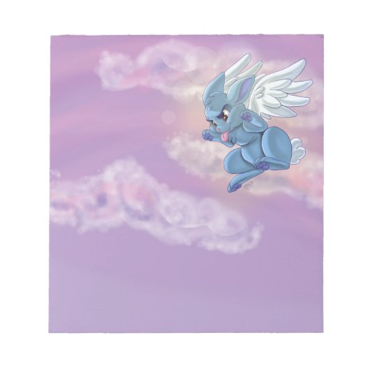 Angel Bunny Notizblock (Vorderseite)