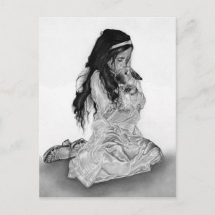 Angel Bunny Postcard Postkarte