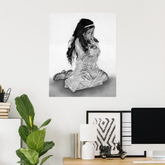 Angel Bunny Poster (Heimbüro)