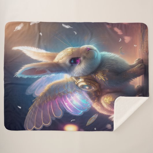 Angel Bunny Sherpadecke (Vorderseite (Horizontal))