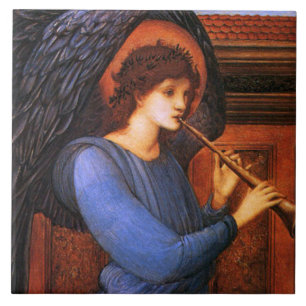 Angel Burne-Jones Christmas Art Tile oder Trivet Fliese