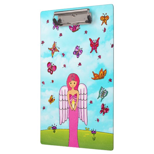 Angel Butterfly Klemmbrett (Links)