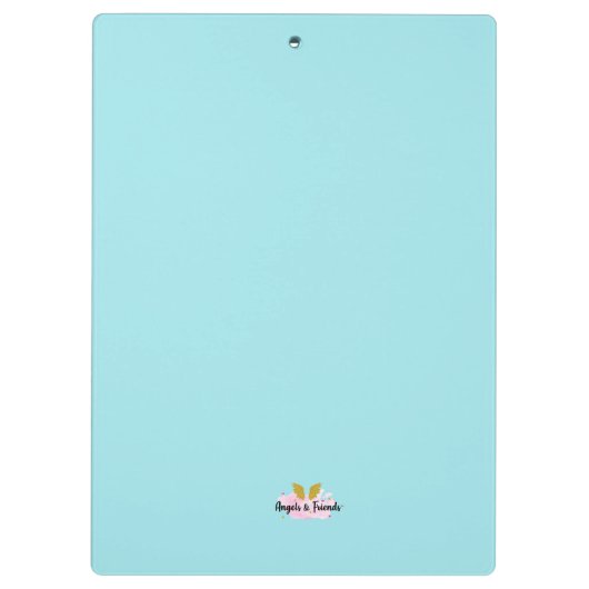 Angel Butterfly Klemmbrett (Rückseite)