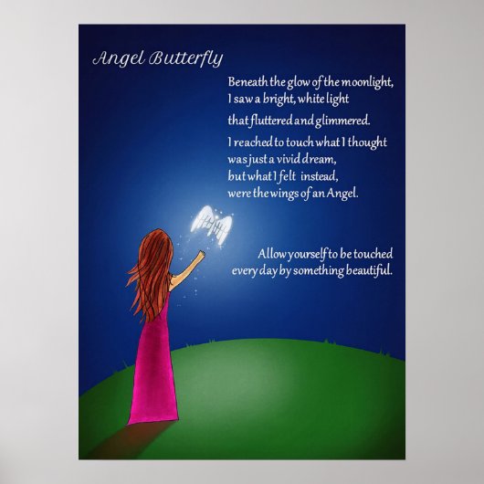Angel Butterfly Poster (Vorne)