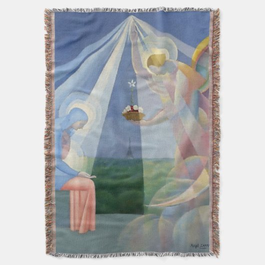 “Angel” by Mexican Artist Angel Zarraga Decke (Vorderseite Vertikal)