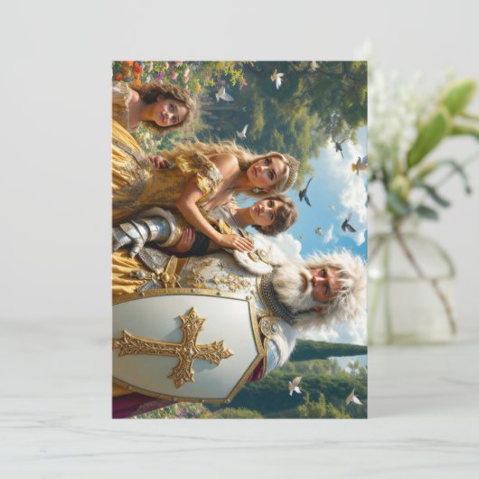 ANGEL CARD EINLADUNG (Stehend Vorderseite)