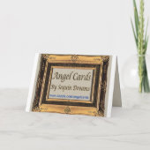 Angel Cat Card | Mit tiefstem Beileid Karte (Rückseite)