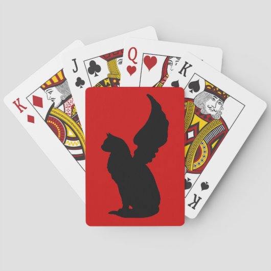 Angel Cat Spielkarten (Rückseite)