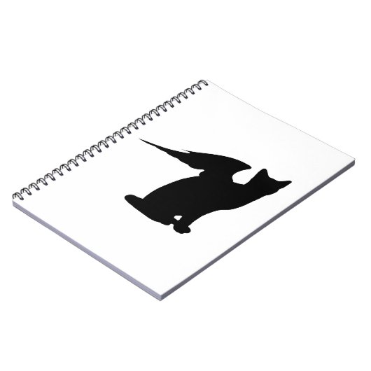 Angel Cat Spiral Notebook Notizblock (Linke Seite)