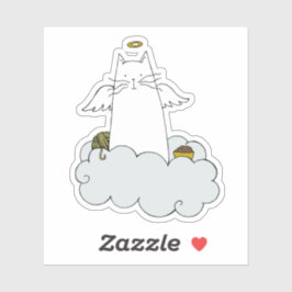 Angel Cat Sticker