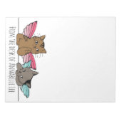 Angel Cats Notizblock (Vorderseite)