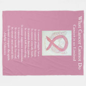 Angel Chemo Blanket Fleecedecke (Vorderseite (Horizontal))