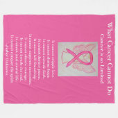 Angel Chemo Blankets Fleecedecke (Vorderseite (Horizontal))