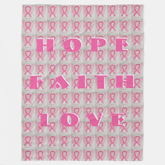 Angel Chemo Fleece Blanket (Vorderseite)