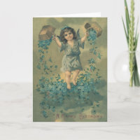 Angel Cherub Basket Vergiss-Me-Not