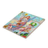 Angel Cherub Christlich Cross Bell Wreath Holly Fliese (Seite)