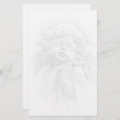 Angel Cherub Stationery Briefpapier (Vorne/Hinten)