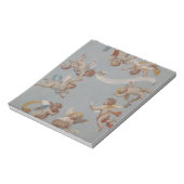 Angel Cherubs Whimsical Renaissance Notizblock (Rotiert)