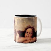 Angel Cherubs Zweifarbige Tasse (VorderseiteRechts)