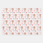 Angel Chihuahua Wrapping Paper Flat Sheet Set 3 Geschenkpapier Set (Vorderseite 3)