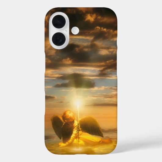 Angel Child LIGHT THE WORLD Case-Mate iPhone Hülle (Rückseite)