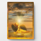 Angel Child WELTFRIEDEN Fotoplatte (Vorderseite)