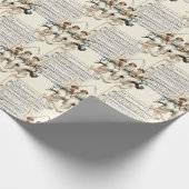 Angel Chorus Weihnachtsmusik Geschenkpapier (Ecke)