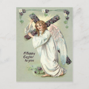 Angel Christlich Cross Vergessen Sie mich nicht Postkarte