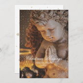 Angel Christlich Weihnachts-Weihnachtskarten Feiertagskarte (Vorne/Hinten)