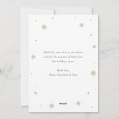 Angel Christlich Weihnachts-Weihnachtskarten Feiertagskarte (Rückseite)