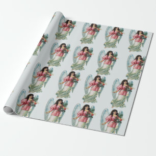 Angel Christlich Wrapping Paper Geschenkpapier