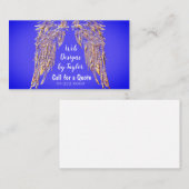 Angel Christliche Lila Visitenkarten Visitenkarte (Vorne/Hinten)