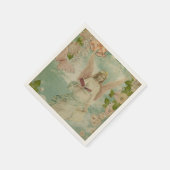 Angel Christmas Bells Serviette (Ecke)