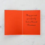 Angel Christmas Card Feiertagskarte (Innenseite)