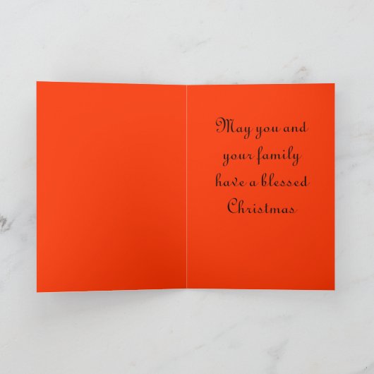 Angel Christmas Card Feiertagskarte (Innenseite)