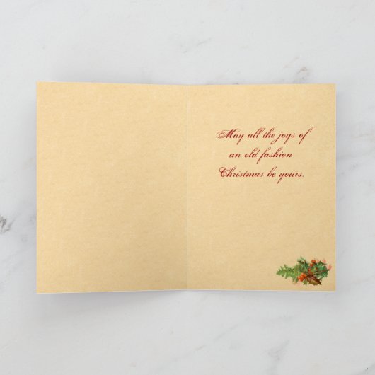 Angel Christmas Card Feiertagskarte (Innenseite)