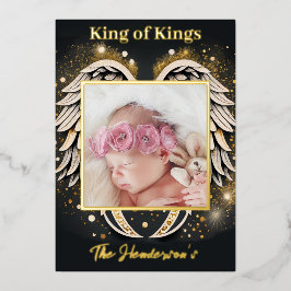 Angel Christmas Card Folieneinladung