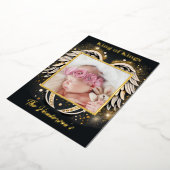 Angel Christmas Card Folieneinladung (Gedreht)