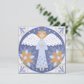 Angel Christmas Card Karte (Stehend Vorderseite)