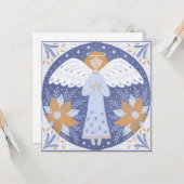 Angel Christmas Card Karte (Vorderseite/Rückseite Beispiel)