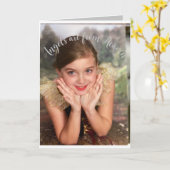 Angel Christmas Card Karte (Gelbe Blume)