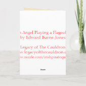 Angel Christmas Cards Feiertagskarte (Rückseite)